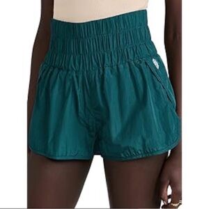 Free People High-Waist Blue performance Shorts for Women